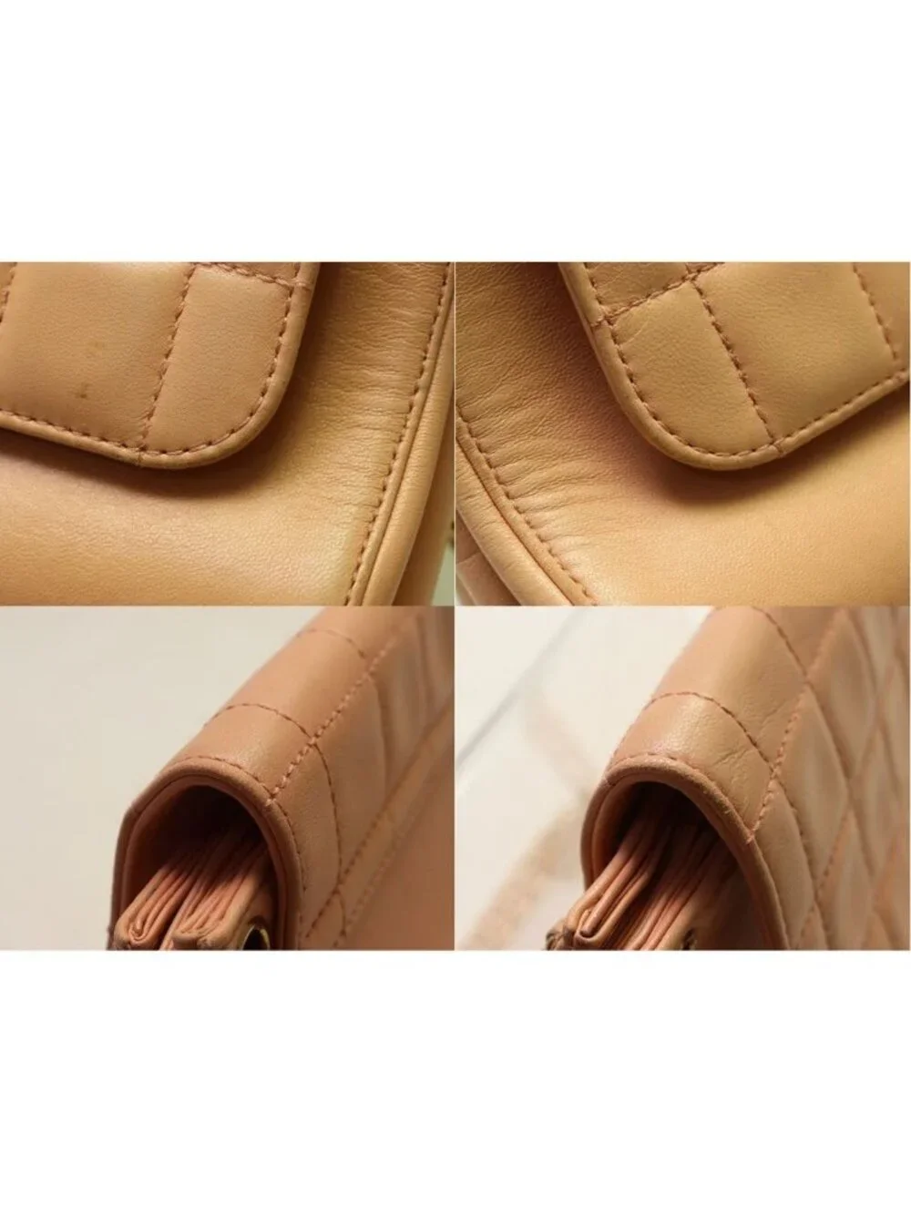 Chanel Choco Bar Lambskin Chain Shoulder Bag